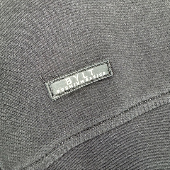 BYLT Premium Basics Men’s Medium Heavyweight Black Athletic Streetwear Hoodie - Picture 5 of 5